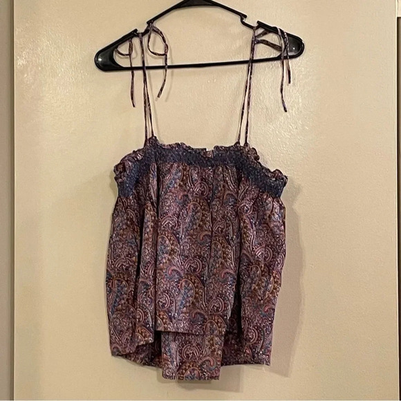 J. CREW NWOT Pajama Tank Top‎ in Liberty Fabric *Top Only* - Picture 5 of 9